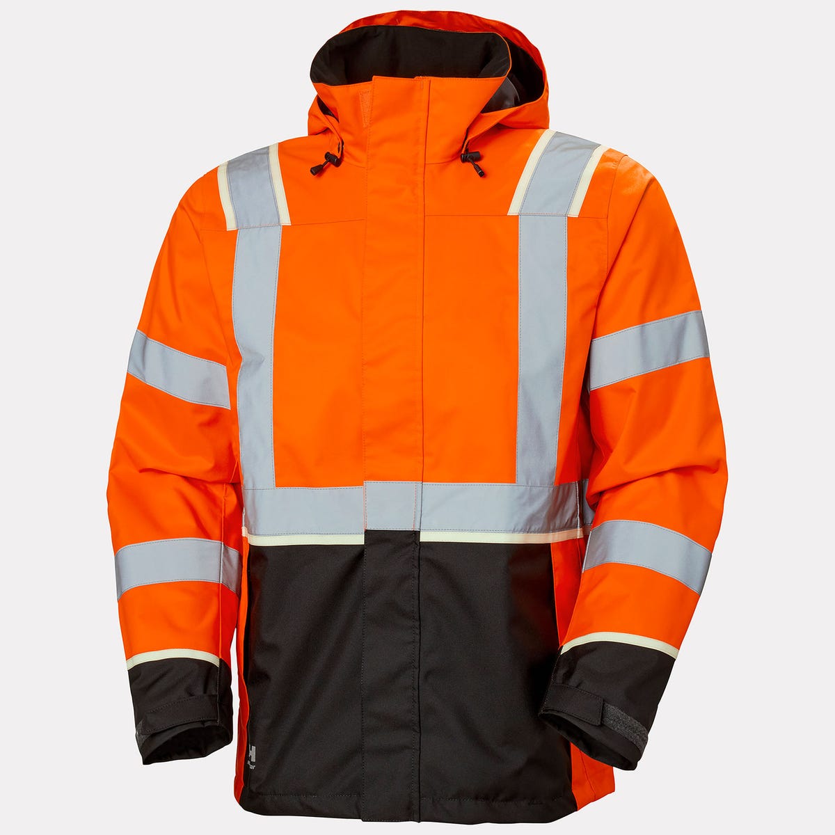 Helly Hansen UC-ME Shell Jacket 71185 - Hi Vis Orange/Ebony