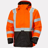 Helly Hansen UC-ME Shell Jacket 71185 - Hi Vis Orange/Ebony