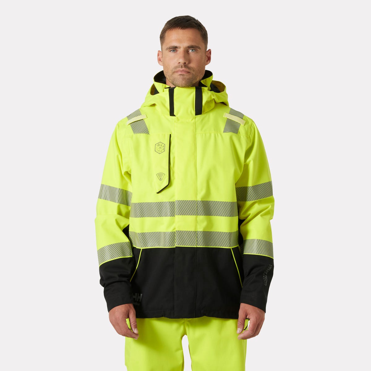 Helly Hansen Fyre Shell Jacket 71198 - Yellow/Ebony