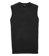Russell Athletic Collection Sleeveless Cotton Acrylic V Neck Sweater 716M