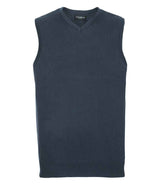 Russell Athletic Collection Sleeveless Cotton Acrylic V Neck Sweater 716M