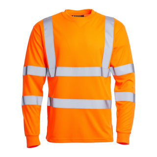 Blackrock Long Sleeved Hi-Vis T-Shirt - Orange
