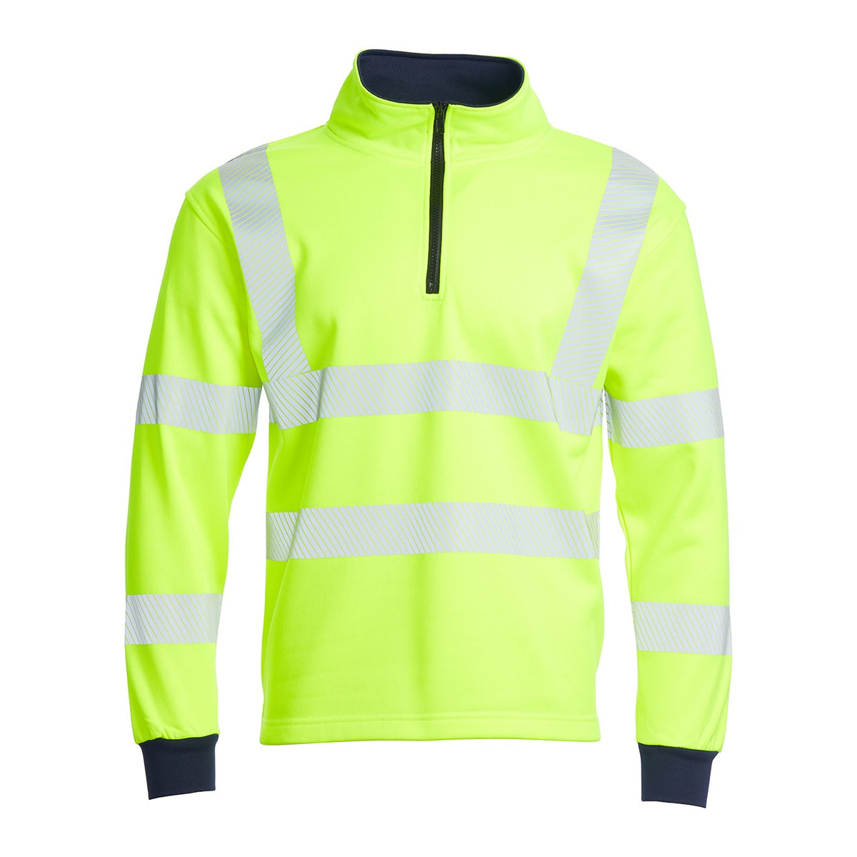 Blackrock Hi-Vis 1/4 Zip Rugby Shirt - Yellow