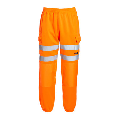Blackrock Hi-Vis Jogging Bottoms - Orange