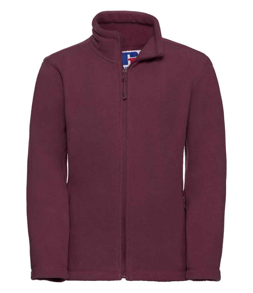Russell Athletic Kids Outdoor Fleece Jacket 870B - front view