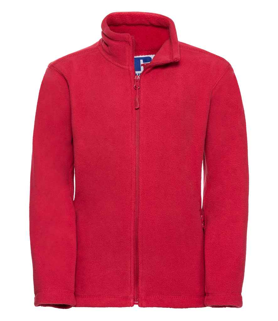 Russell Athletic Kids Outdoor Fleece Jacket 870B - front view