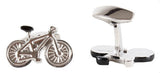 Bicycle Engravable Back Cufflinks by Dalaco