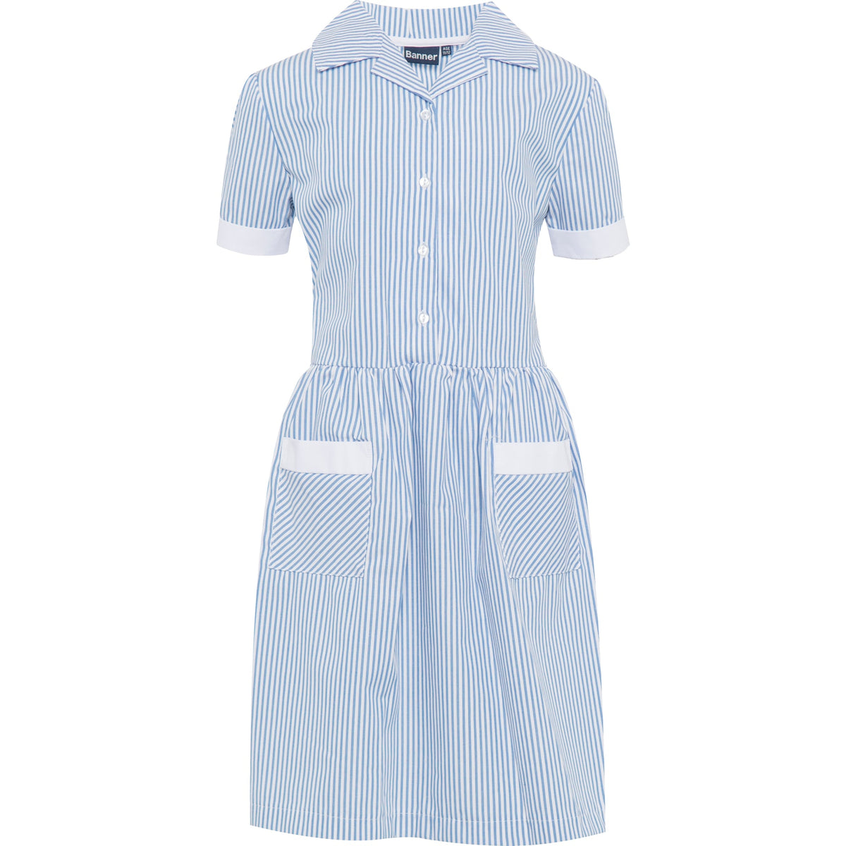 Blue Max Banner Kinsale Corded Stripe Dress 913119 - Blue