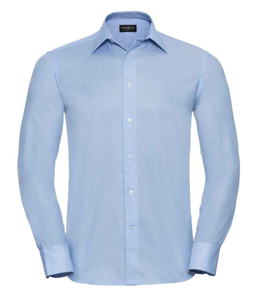 Russell Athletic Collection Long Sleeve Tailored Oxford Shirt 922M