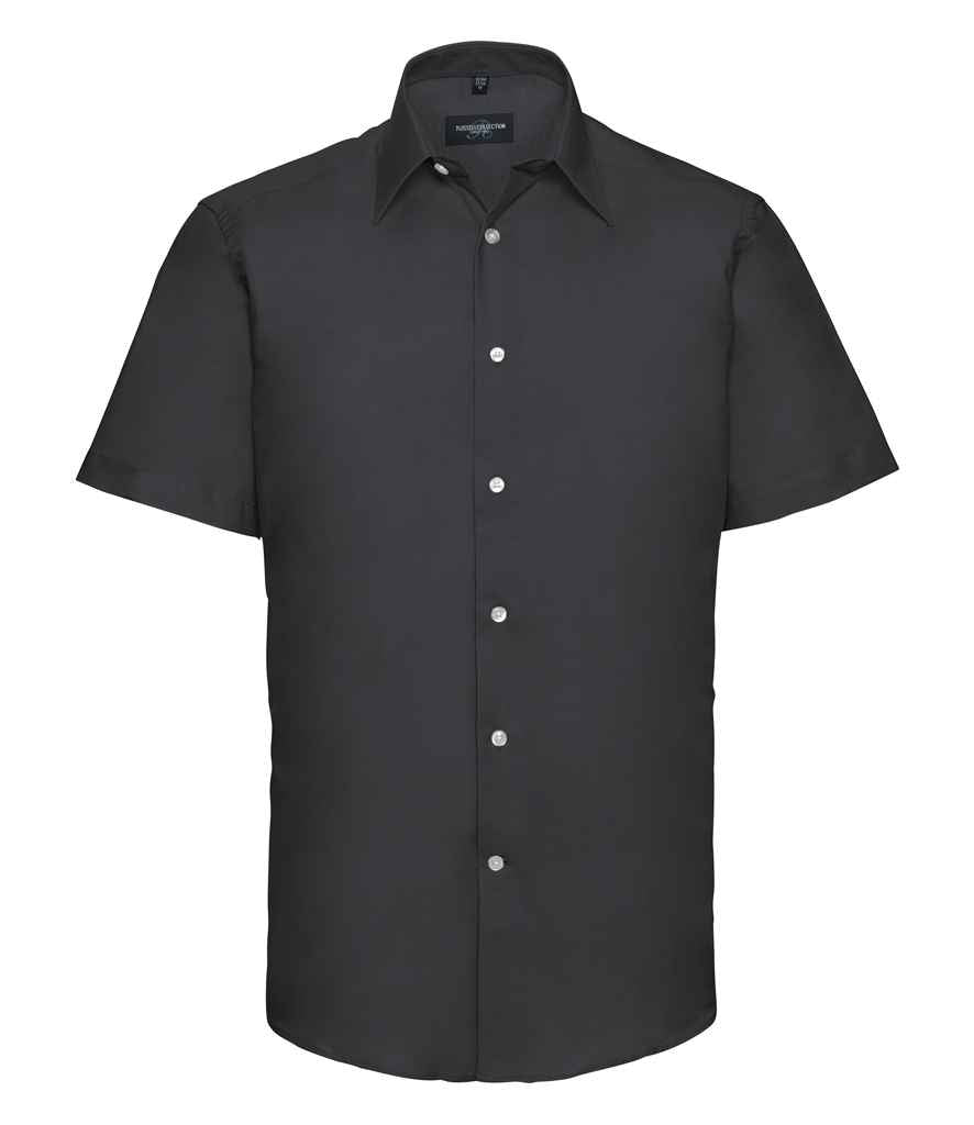 Russell Athletic Collection Short Sleeve Tailored Oxford Shirt 923M