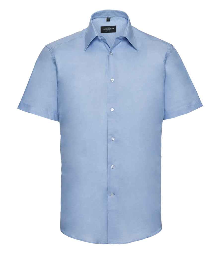 Russell Athletic Collection Short Sleeve Tailored Oxford Shirt 923M