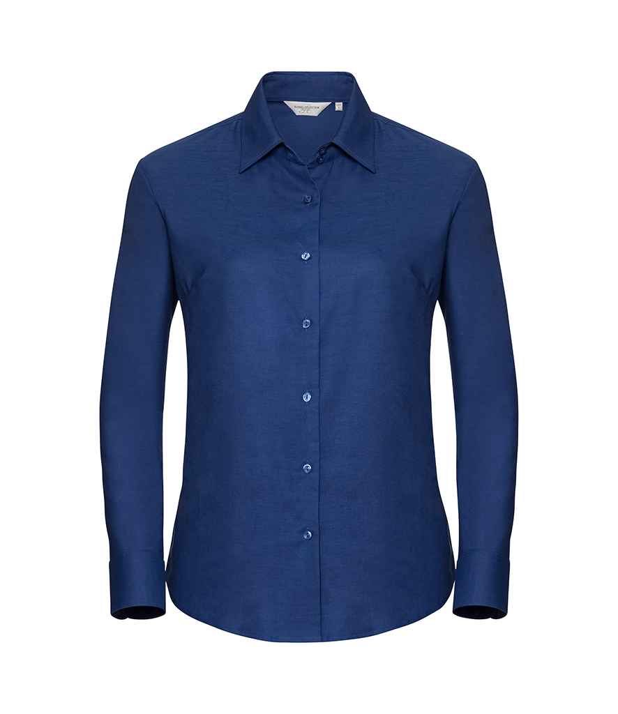 Russell Athletic Collection Ladies Long Sleeve Easy Care Oxford Shirt 932F