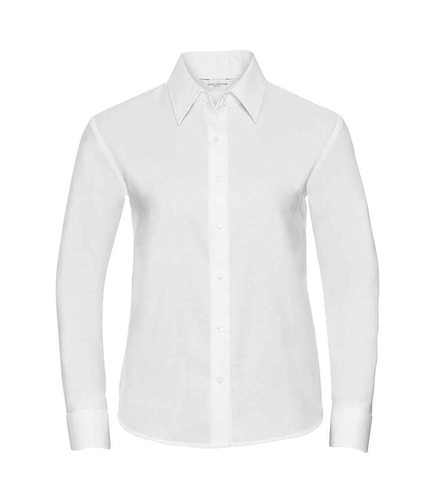 Russell Athletic Collection Ladies Long Sleeve Easy Care Oxford Shirt 932F