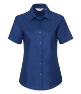 Russell Athletic Collection Ladies Short Sleeve Easy Care Oxford Shirt 933F