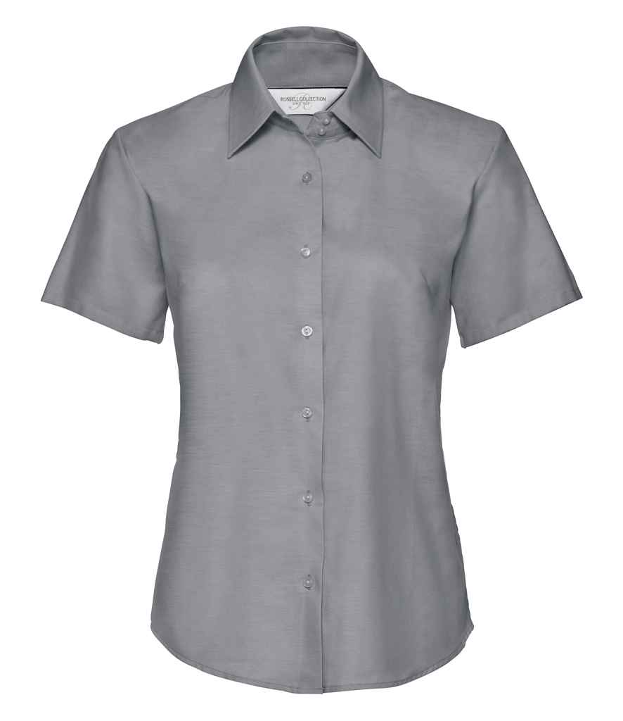 Russell Athletic Collection Ladies Short Sleeve Easy Care Oxford Shirt 933F