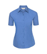 Russell Athletic Collection Ladies Short Sleeve Easy Care Poplin Shirt 935F