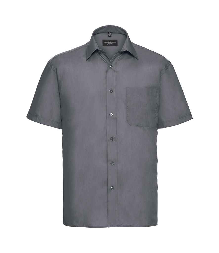 Russell Athletic Collection Short Sleeve Easy Care Poplin Shirt 935M