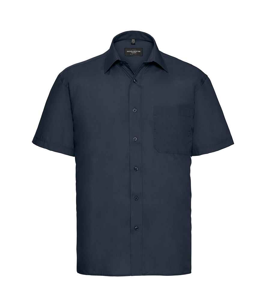 Russell Athletic Collection Short Sleeve Easy Care Poplin Shirt 935M