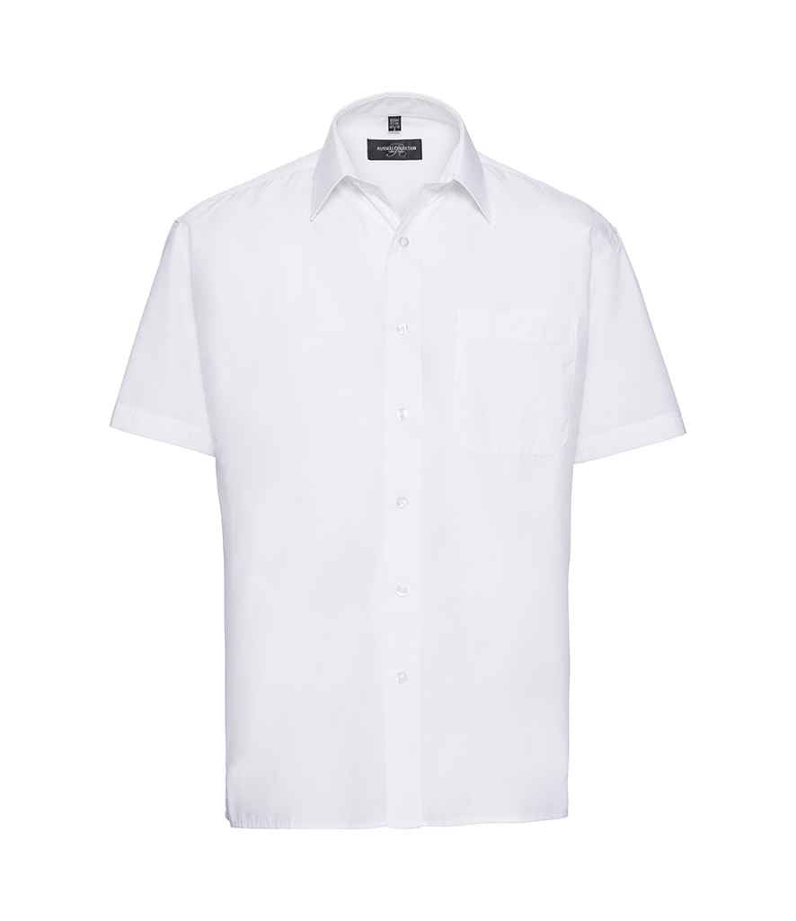 Russell Athletic Collection Short Sleeve Easy Care Poplin Shirt 935M