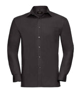 Russell Athletic Collection Long Sleeve Easy Care Cotton Poplin Shirt 936M