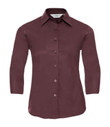 Russell Athletic Collection Ladies 3/4 Sleeve Easy Care Fitted Shirt 946F