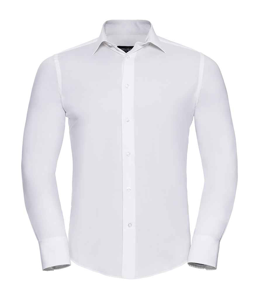 Russell Athletic Collection Long Sleeve Easy Care Fitted Shirt 946M
