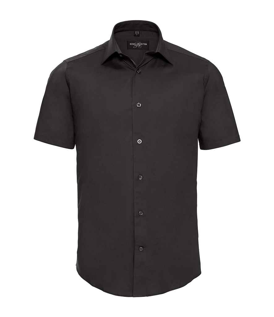 Russell Athletic Collection Short Sleeve Easy Care Fitted Shirt 947M