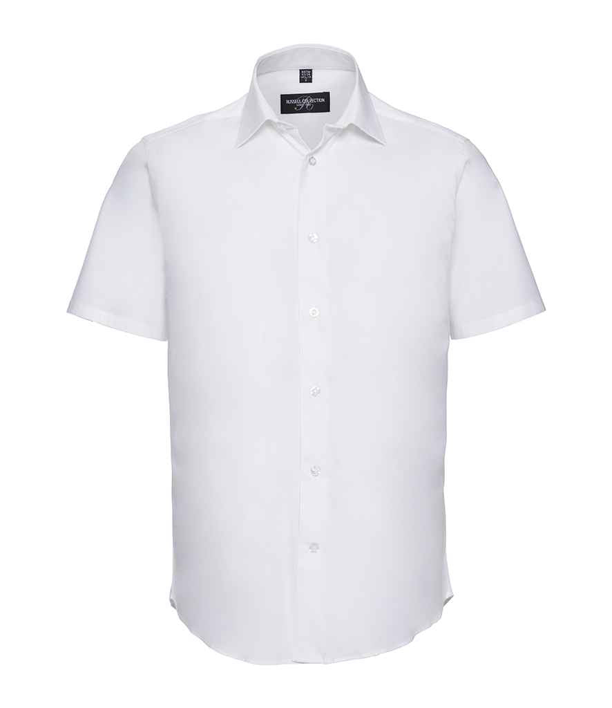 Russell Athletic Collection Short Sleeve Easy Care Fitted Shirt 947M
