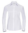Russell Athletic Collection Ladies Long Sleeve Herringbone Shirt 962F