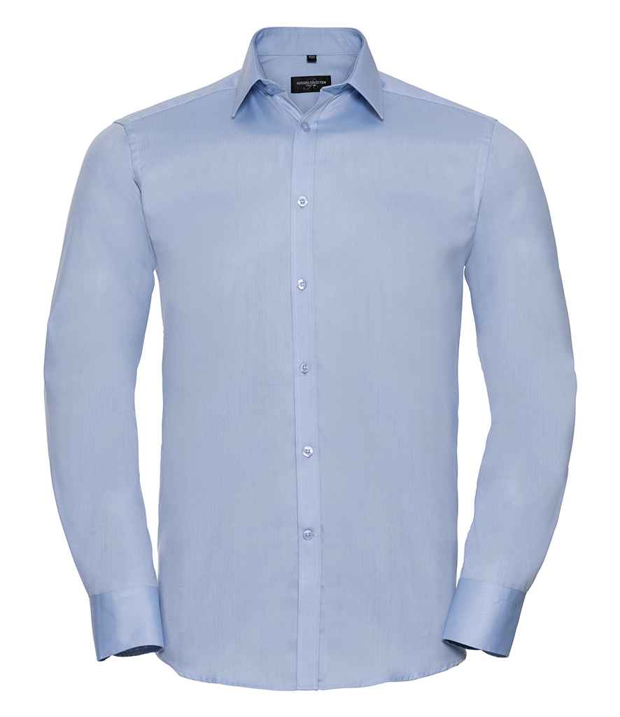 Russell Athletic Collection Long Sleeve Herringbone Shirt 962M