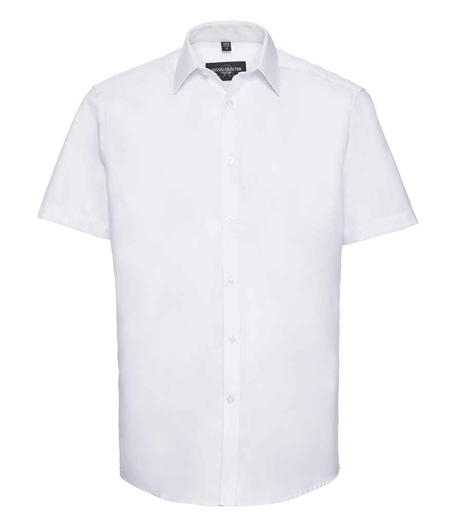 Russell Athletic Collection Short Sleeve Herringbone Shirt 963M
