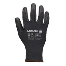 Baratec PU Gripper Glove black liner - polybag