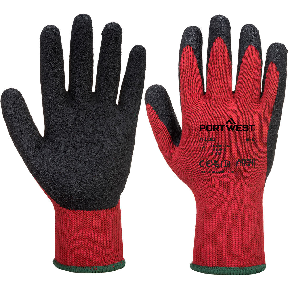 Portwest Grip 10 Latex Glove A100