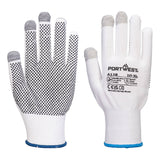 Portwest Grip 13 PVC Dotted Touchscreen Glove (Pk12) A118