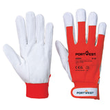 Portwest Leather 110 Grain Palm Mechanical Glove A250