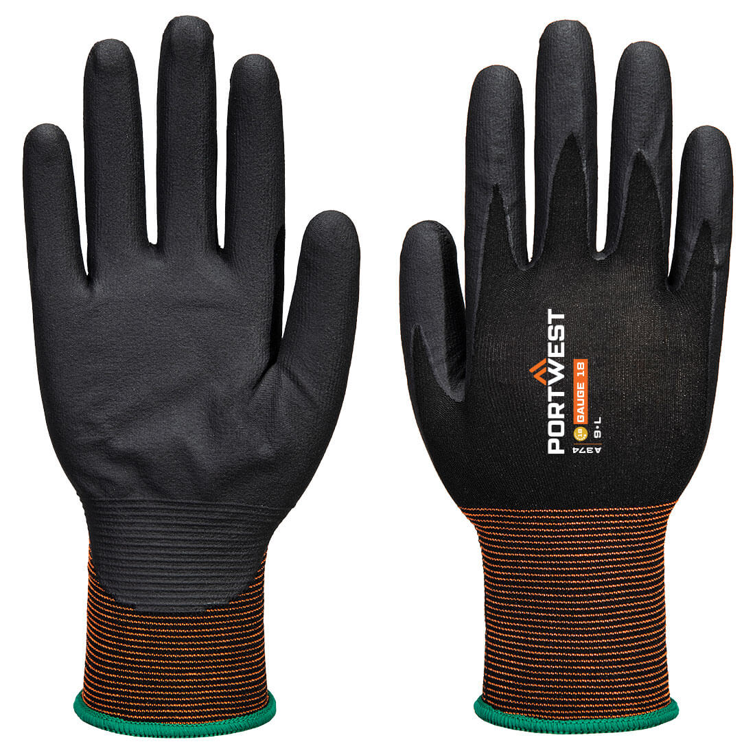 Portwest GP Grip 18 Nitrile Micro Foam Glove A374