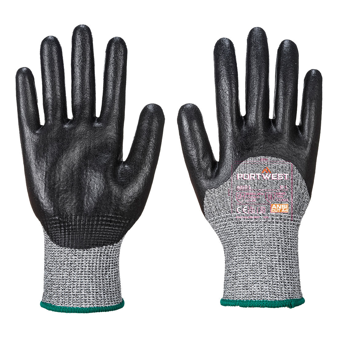 Portwest Cut D13 3/4 Nitrile Foam Glove A621