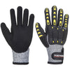 Portwest Impact C13 Nitrile Sandy Reinforced Palm Glove A722