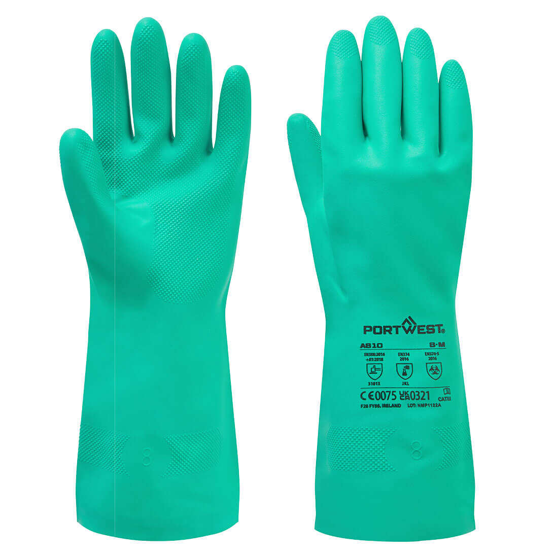 Portwest Chem 320 Nitrile Gauntlet A810
