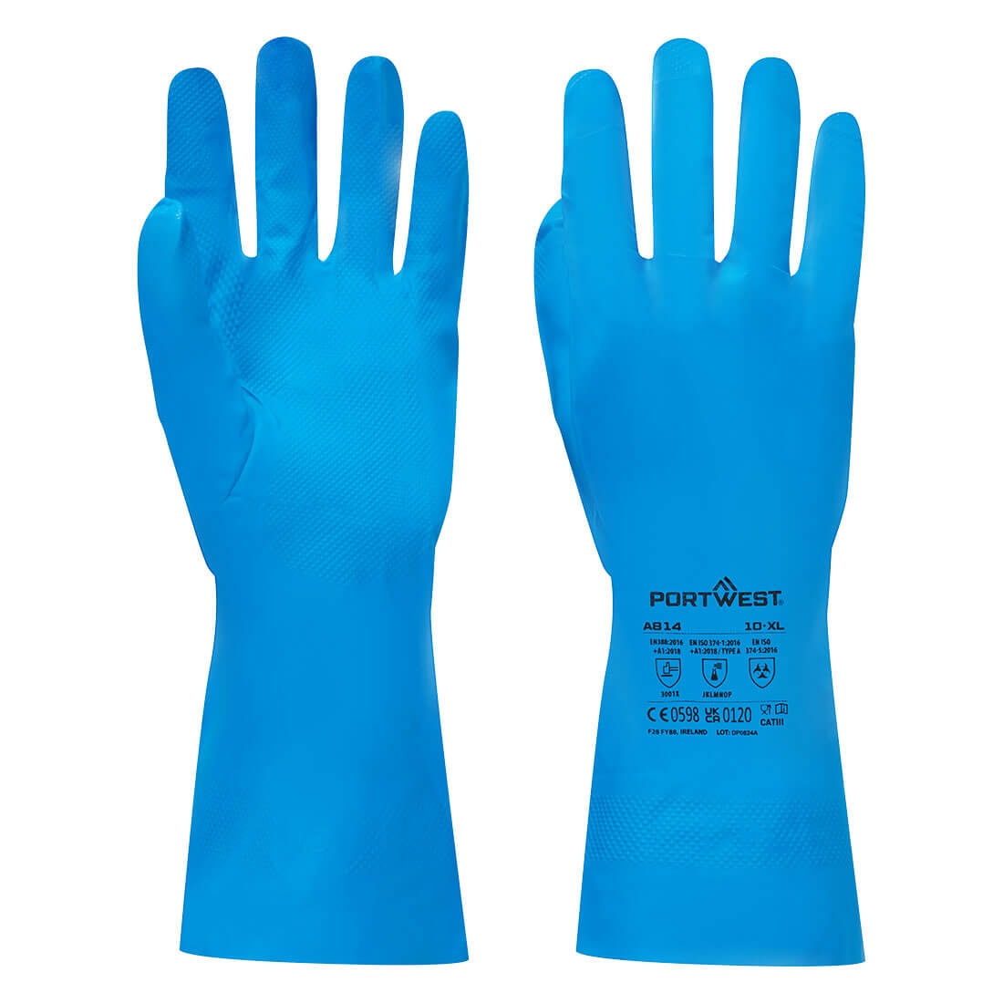 Portwest Food Approved Nitrile Gauntlet A814