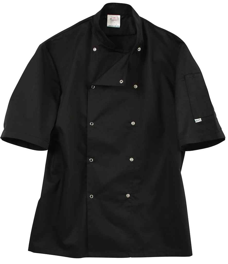 ADC Short Sleeve Coolmax Chefs Jacket AF005 - Black