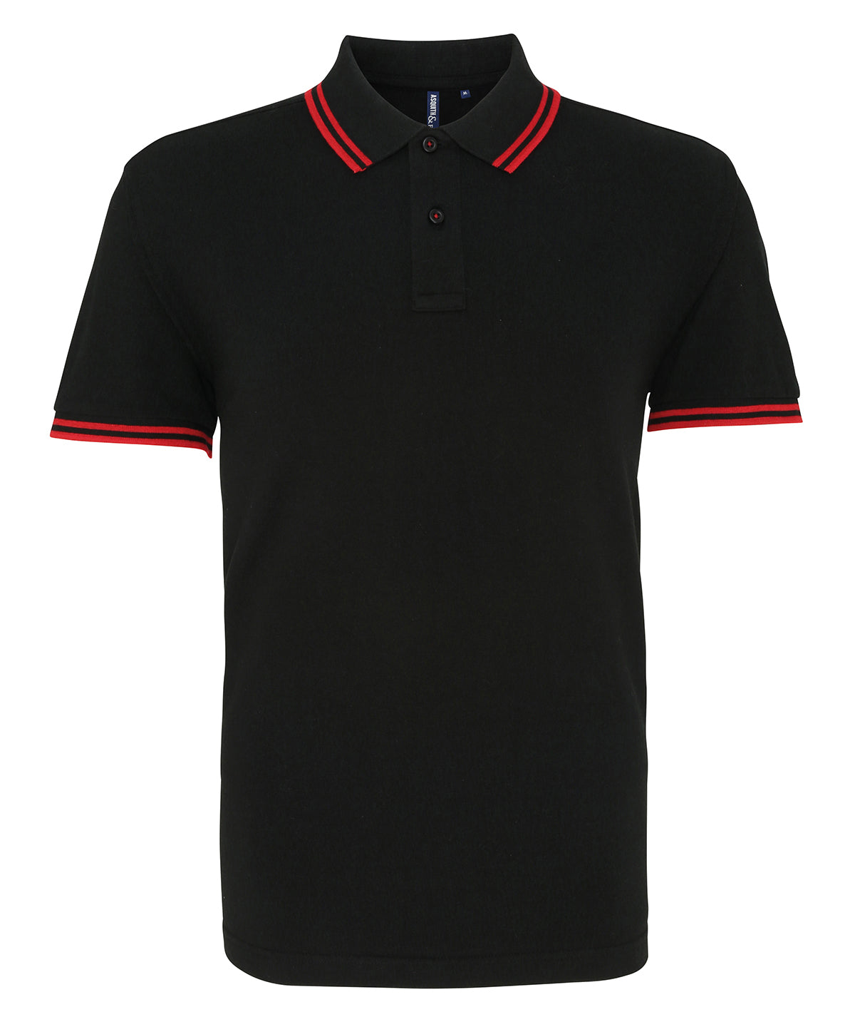 Asquith & Fox Classic fit tipped polo AQ011