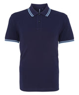 Asquith & Fox Classic fit tipped polo AQ011