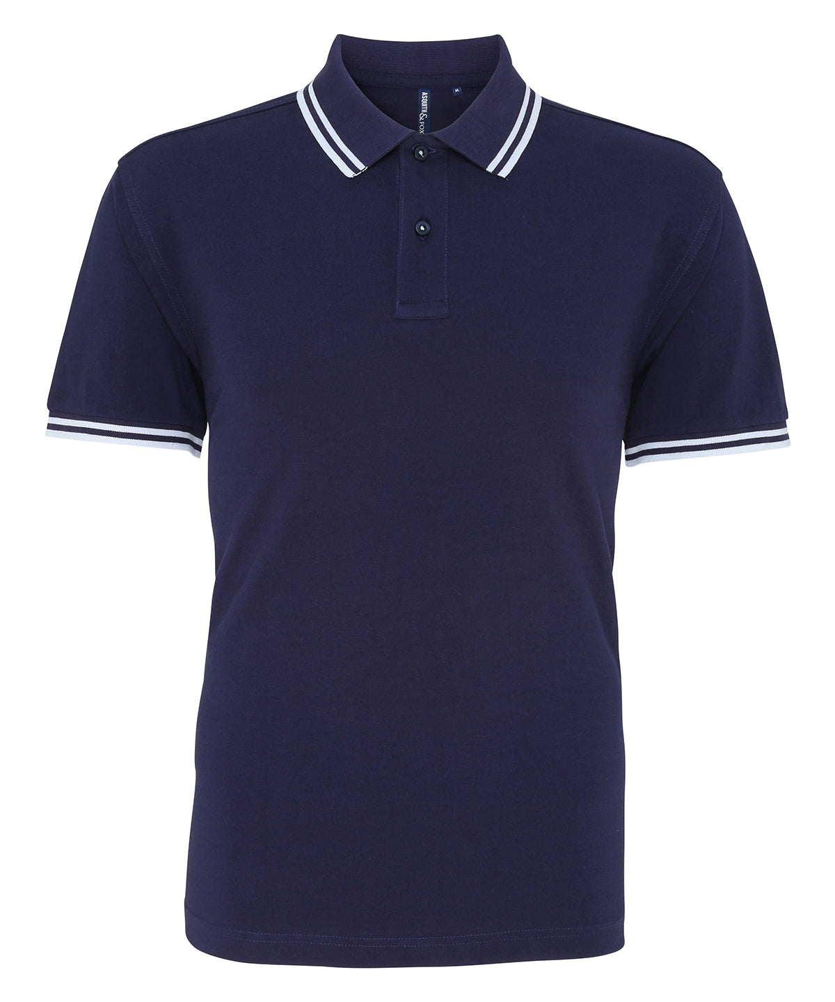 Asquith & Fox Classic fit tipped polo AQ011