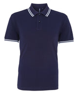 Asquith & Fox Classic fit tipped polo AQ011