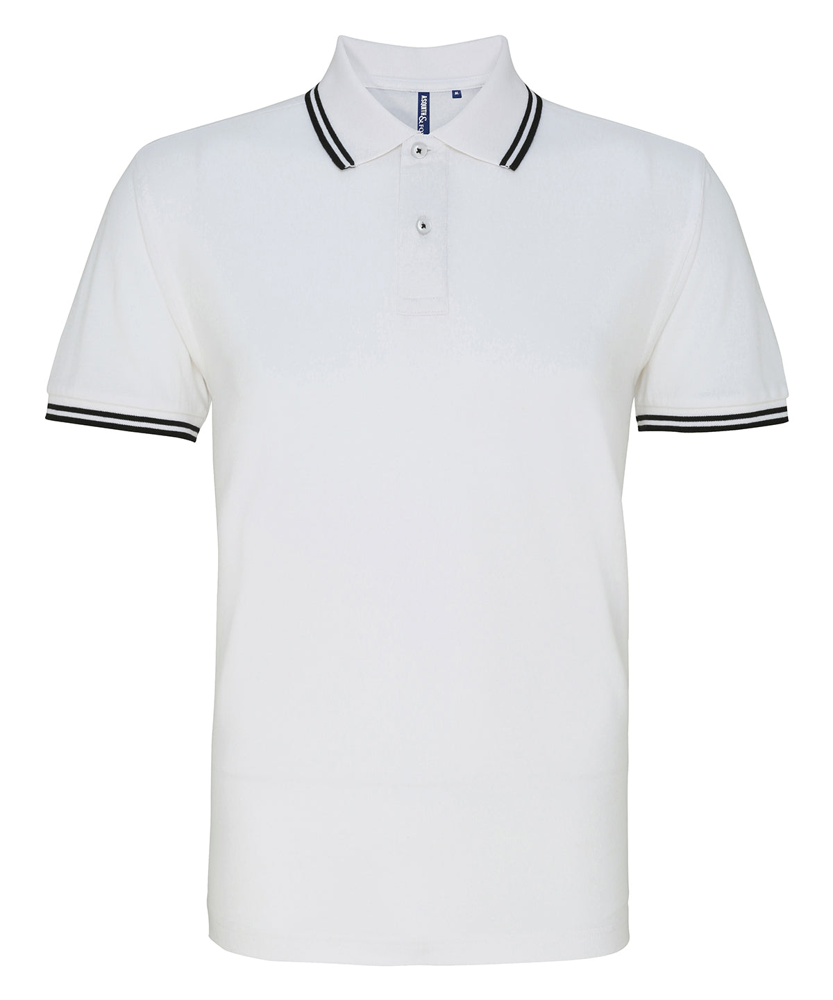 Asquith & Fox Classic fit tipped polo AQ011