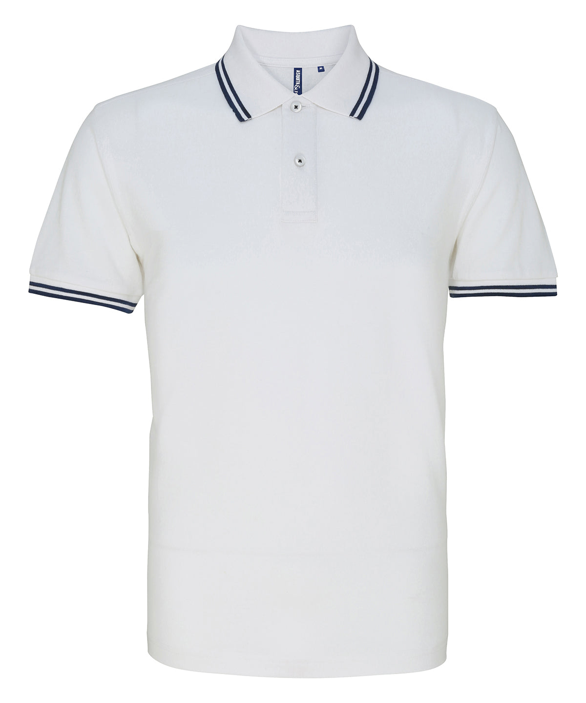 Asquith & Fox Classic fit tipped polo AQ011