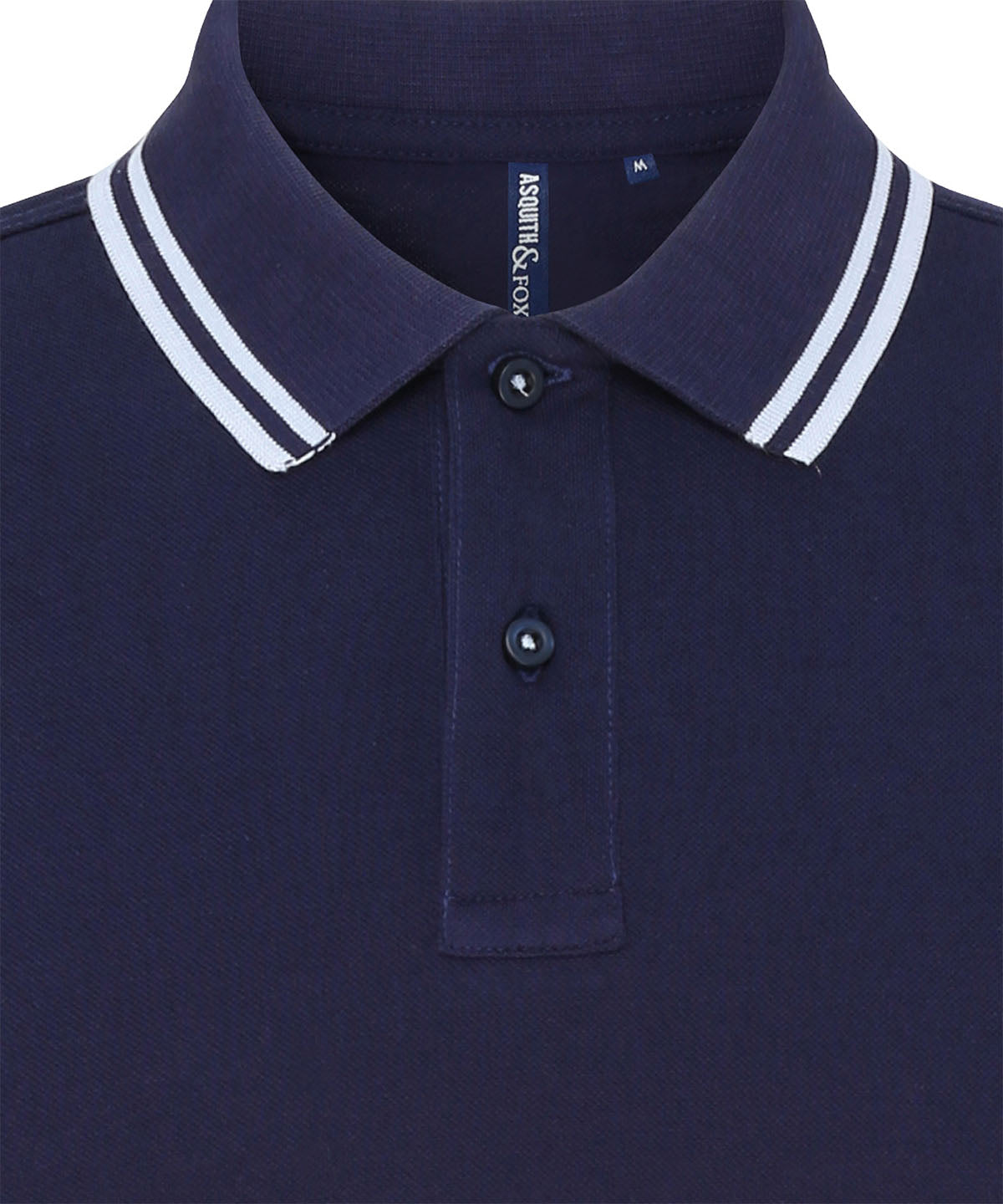 Asquith & Fox Women's classic fit tipped polo AQ021