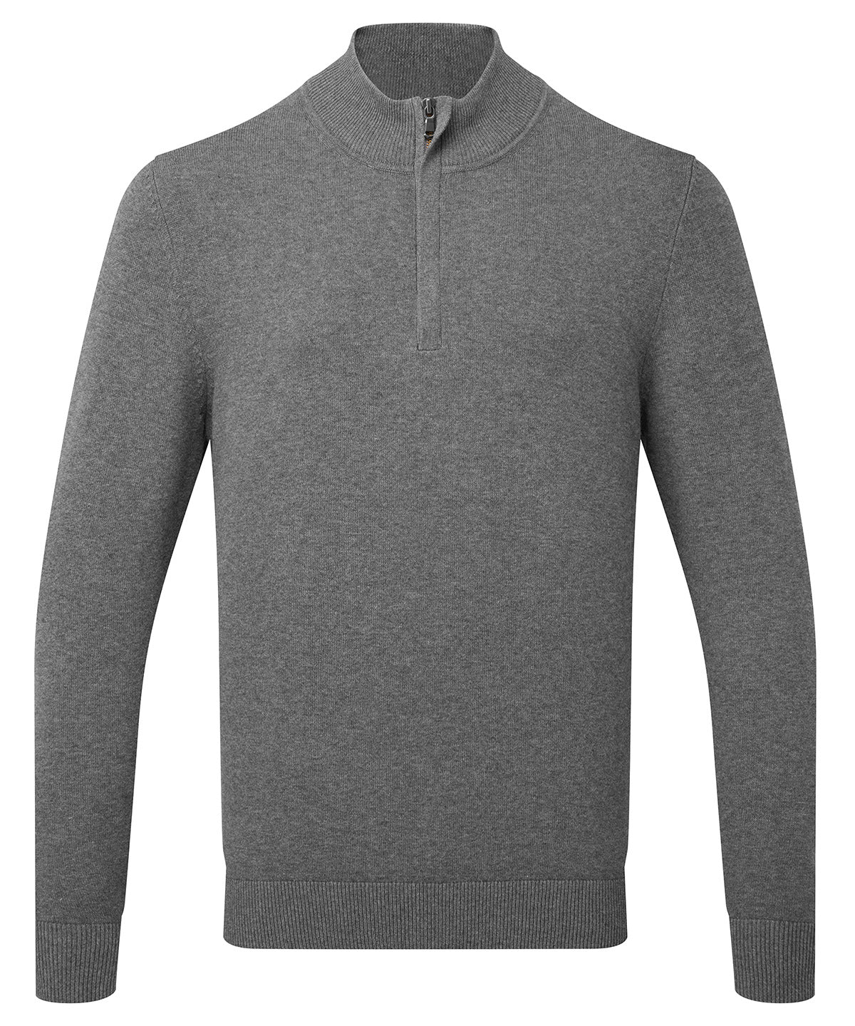 Asquith & Fox Men's cotton blend ¼ zip sweater AQ048
