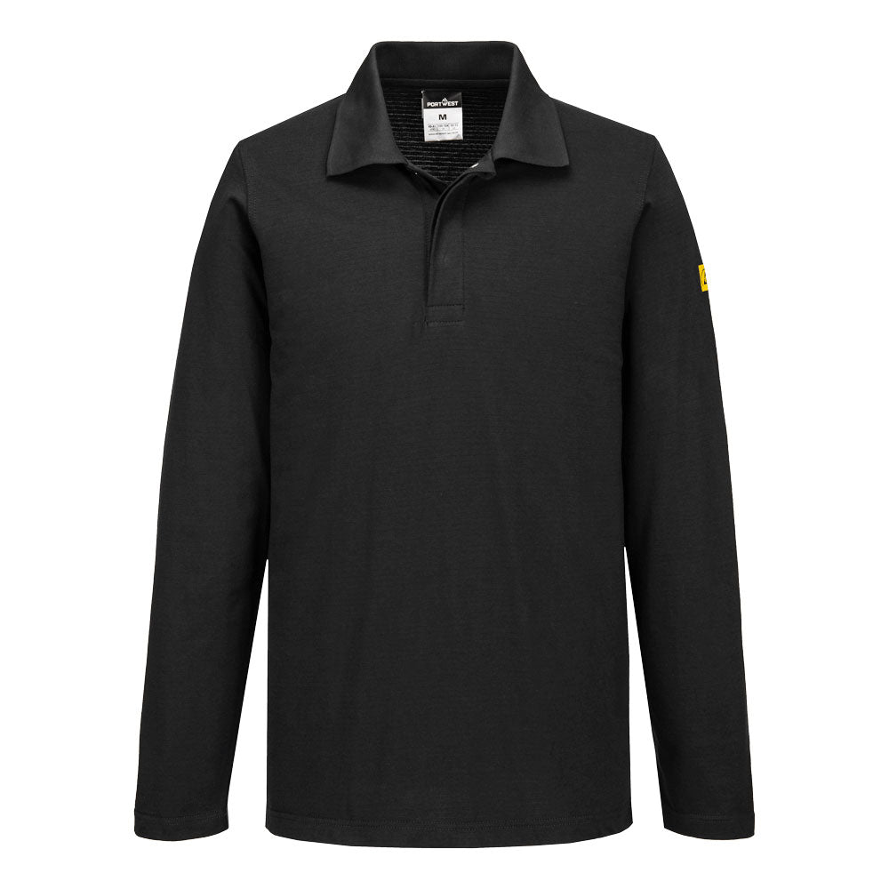 Portwest Anti-Static ESD Polo Shirt L/S AS23
